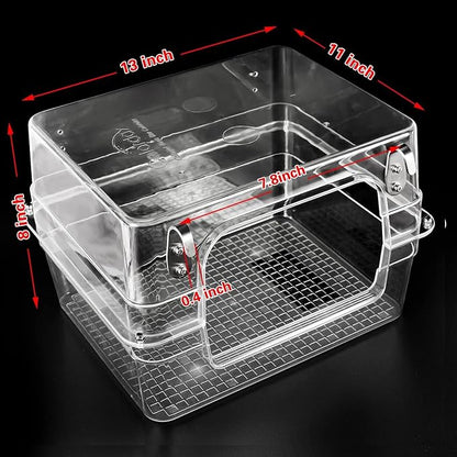 Colorday Large Bird Bath for Cage, Parrot Bath for Parakeet, African Grey - Image 2