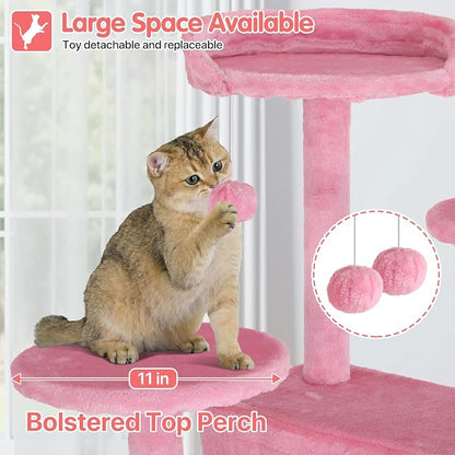 70in Cat Tree Cat Climbing Tower - Image 3