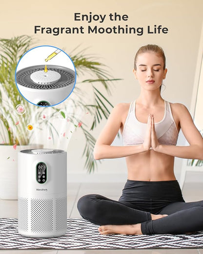 Air Purifiers for Home Large Room up to 1650 ft², WESTHEY H13 True HEPA Air - Image 8