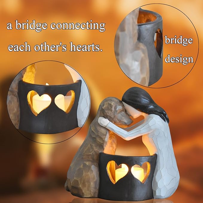 Dog Memorial Gifts，Pet Loss Gifts，Hand-Sculpted Dogs Passing Away Sympathy - Image 4