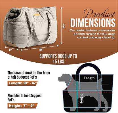NoblePup Plush Dog Purse Carrier - Image 2