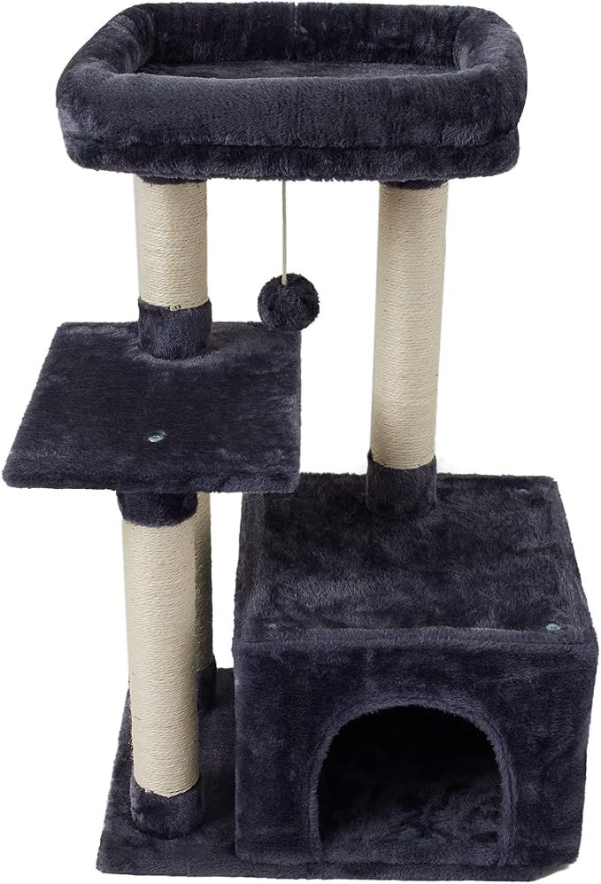 FISH&NAP Cute Cat Tree Kitten Cat Tower by FISHNAPthemeaningisthatcatliketoeatfishandhaveanaphopeyourbabylikeit