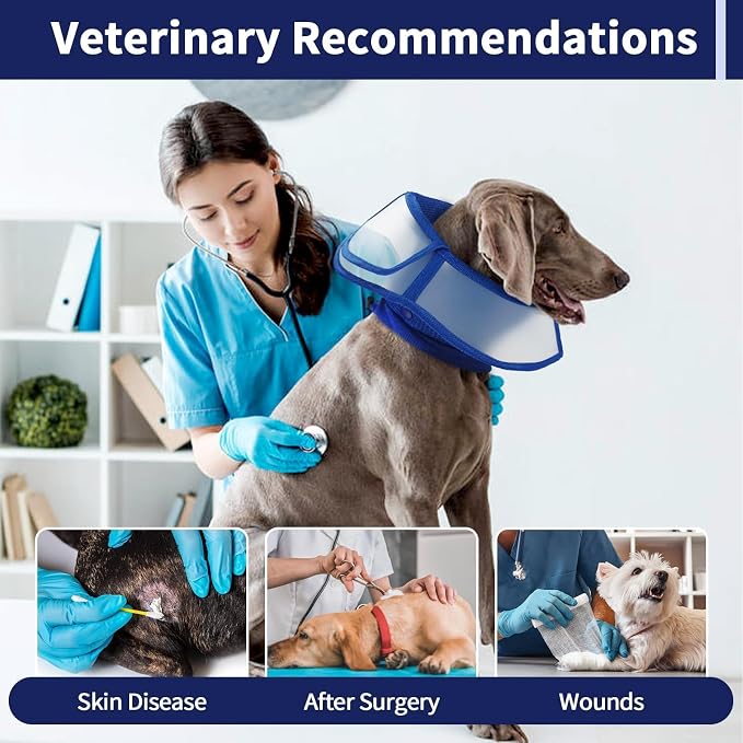 Allroaring Dog Cone Collar, Soft Dog Cones - Image 6
