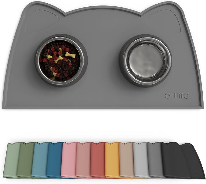 OHMO - Cat Food Mat, Silicone Pet Feeding Mat by OHMO