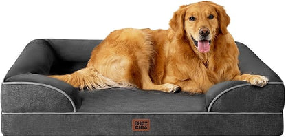 EHEYCIGA Orthopedic Dog Beds for Extra Large Dogs, Waterproof Memory Foam XL by EHEYCIGA