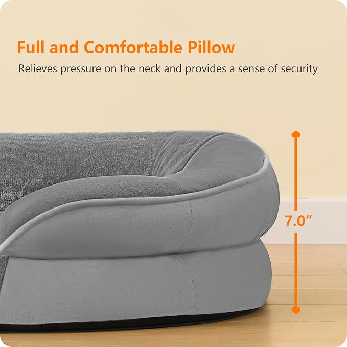 Dwanton Orthopedic Dog Bed for Extra Large Dogs - Image 8