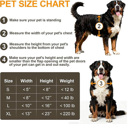 XL Dog Door for Wall, All Aluminum Extra Large Dog Door, Heavy Duty Pet Door - Image 7