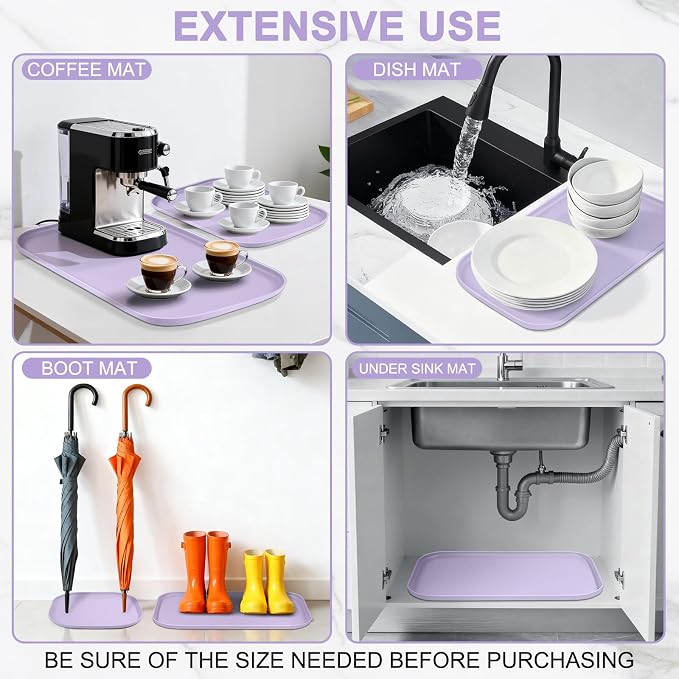 Silicone Pet Food Mat with Raised Edge - Image 8