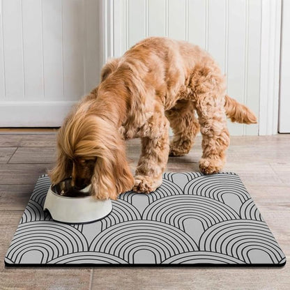 Dog Food Mats for Floors Absorbent, Pet Cat Food Mat - Image 6