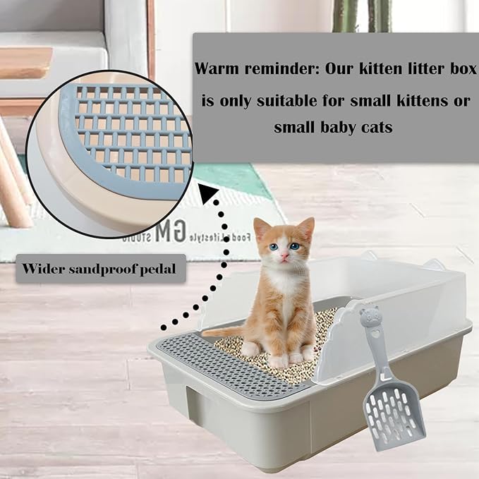 kathson Open Small Cat Litter Box - Image 4