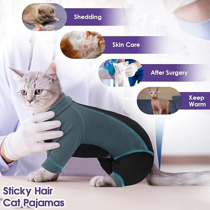 SUNFURA Hair Sticky Cat Clothes, Cat Sweater - Image 5