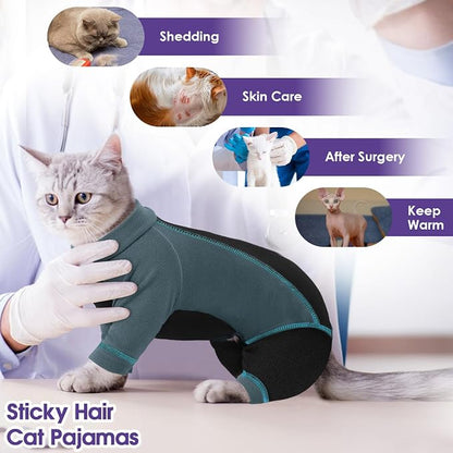 SUNFURA Hair Sticky Cat Clothes, Cat Sweater - Image 5