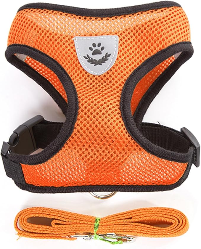 shudyear Summer cat Chest Harness and Leash, Anti-Escape Adjustable Soft mesh - Image 7