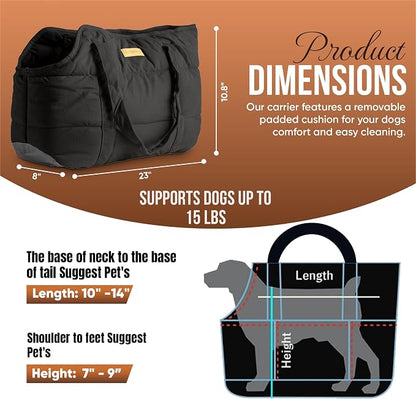 NoblePup Plush Dog Purse Carrier - Image 2