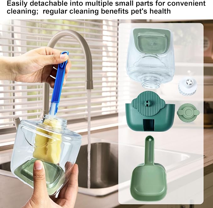 35oz Rabbit Water Bottle, Pet Hanging Automatic Water Dispenser - Image 8