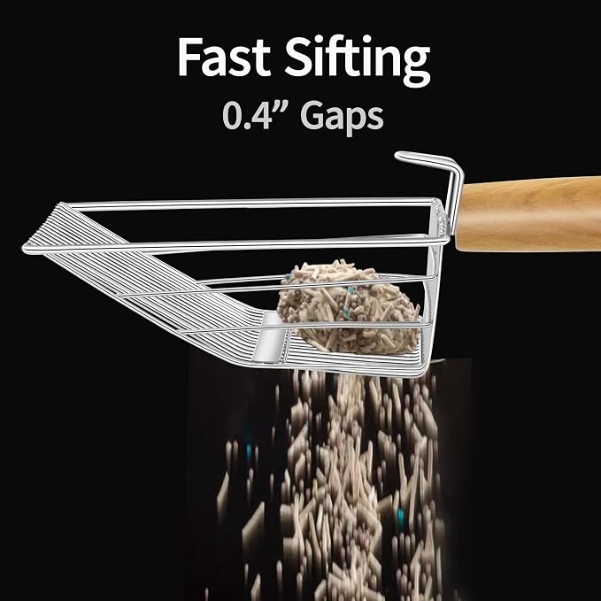 UFECODO Fast Sifting Cat Litter Scoop - Image 4