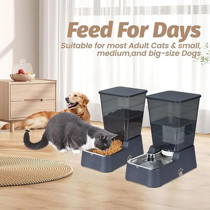 Automatic 5.4L/1.4Gal Pet Waterer, Automatic Dog Water Dispenser Gravity - Image 2