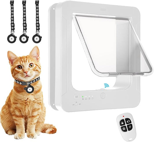 Smart Cat Door for Interior & Exterior, Cat Pet Door by BROTEX