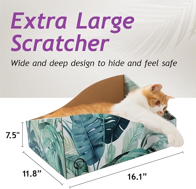 Hideaway Cat Scratcher Box for Indoor Cats - Image 3