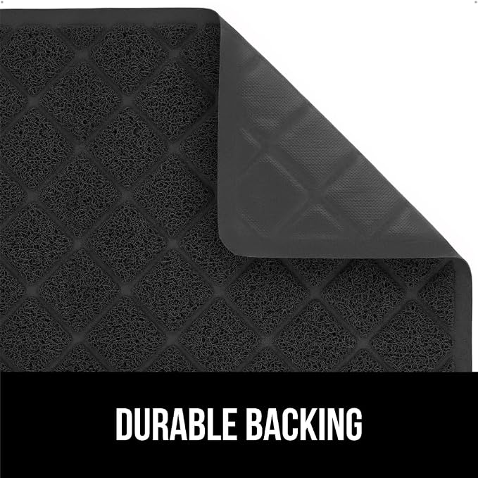 GORILLA GRIP Cat Litter Box Mat, Water Resistant, US Designed Kitty Litter - Image 4