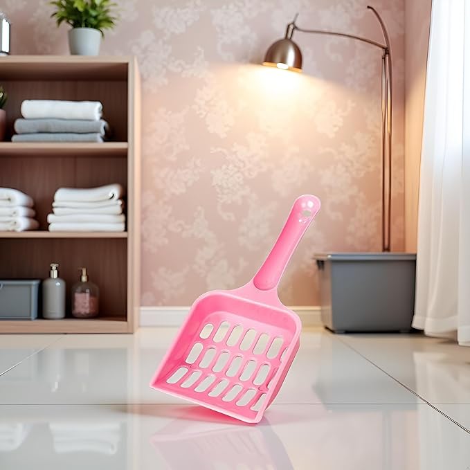Pink Cat Litter Scoop, Tray - Image 8