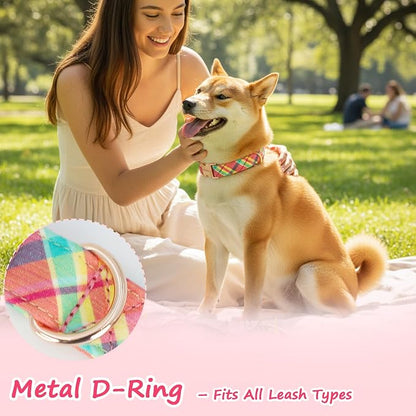 Cotton Dog Collar, Soft Adjustable Dog Collars - Image 5