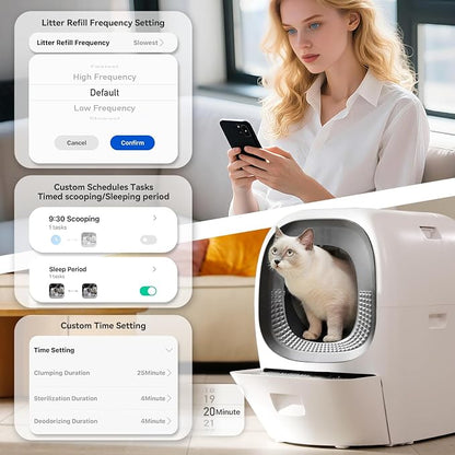 Self Cleaning Litter Box Auto Refill, Automatic Robot Litter Box - Image 9