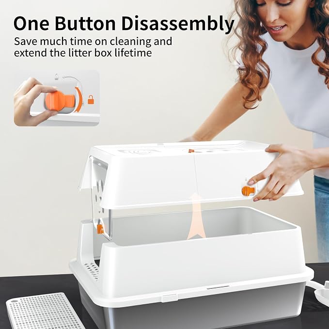 Stainless Steel Cat Litter Box - Image 7
