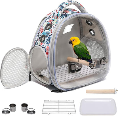 Portable Travel pet Backpack Carrier Hamster Bag Guinea Pig Bird Small Dog cat by ioviewforpet