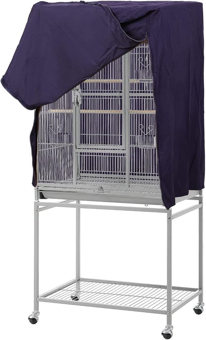 QBLEEV Birdcage Covers, Breathable Parrot Cage Cover Shade, Universal Blackout by QBLEEV