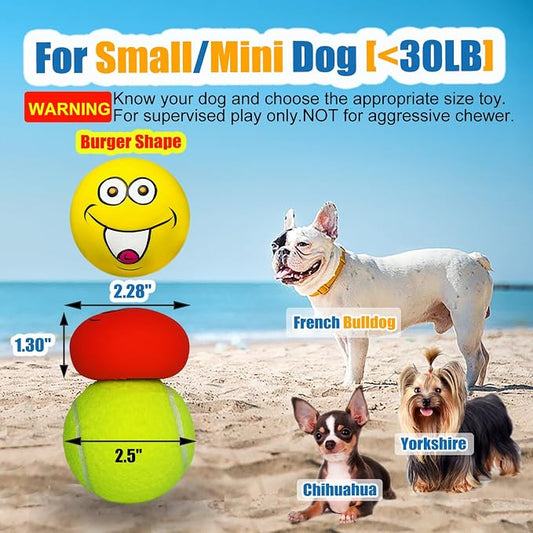 Latex Dog Squeaky Toys Rubber Soft Dog Toys Chewing Squeaky Toy Fetch Play - Image 2
