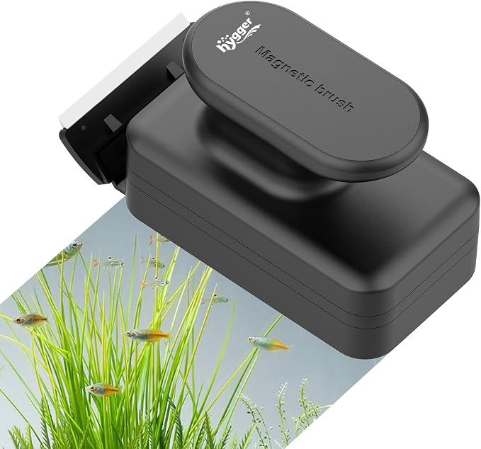 hygger Aquarium Magnetic Glass Clean Tool, Algae Scraper by hygger