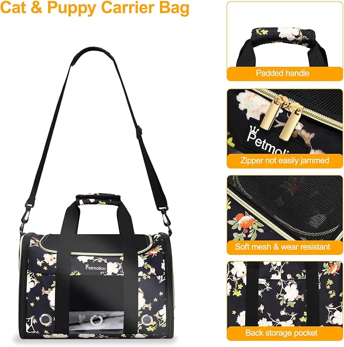 Petmolico Cat Carrier Soft-Sided Pet Bag - Image 2
