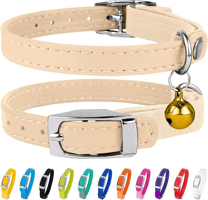 CollarDirect Leather Cat Collar - Image 2
