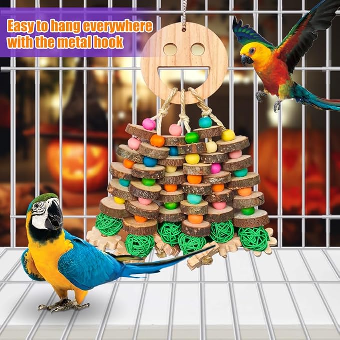 Large Parrot Toys, African Grey and Large Medium Birds - Image 6