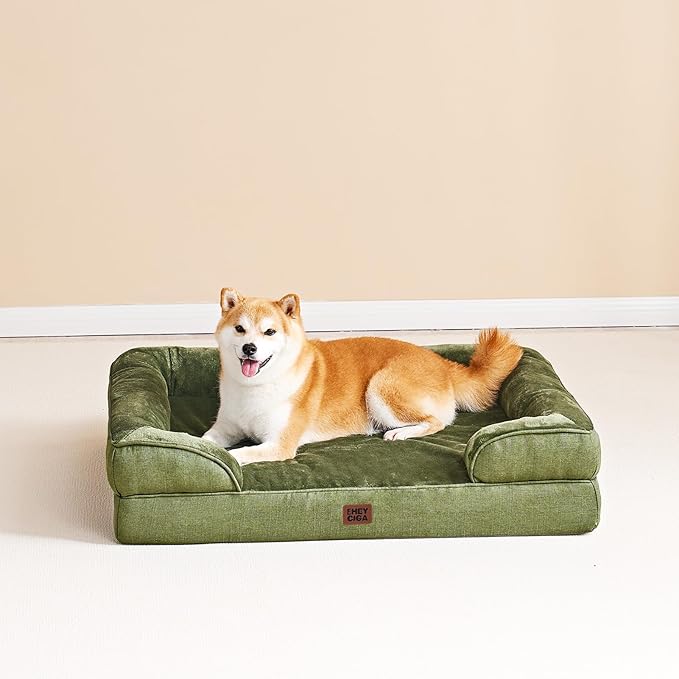 EHEYCIGA Orthopedic Dog Bed for Medium Dogs, Waterproof Memory Foam Medium Pet - Image 9