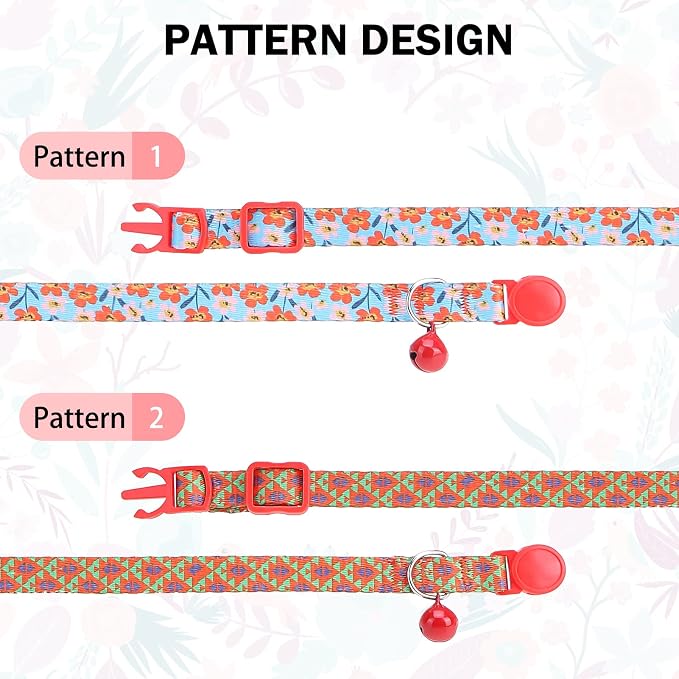 Breakaway Cat Collars for Girl Boy Cats, Fall Winter All Weather Cat Collar - Image 4