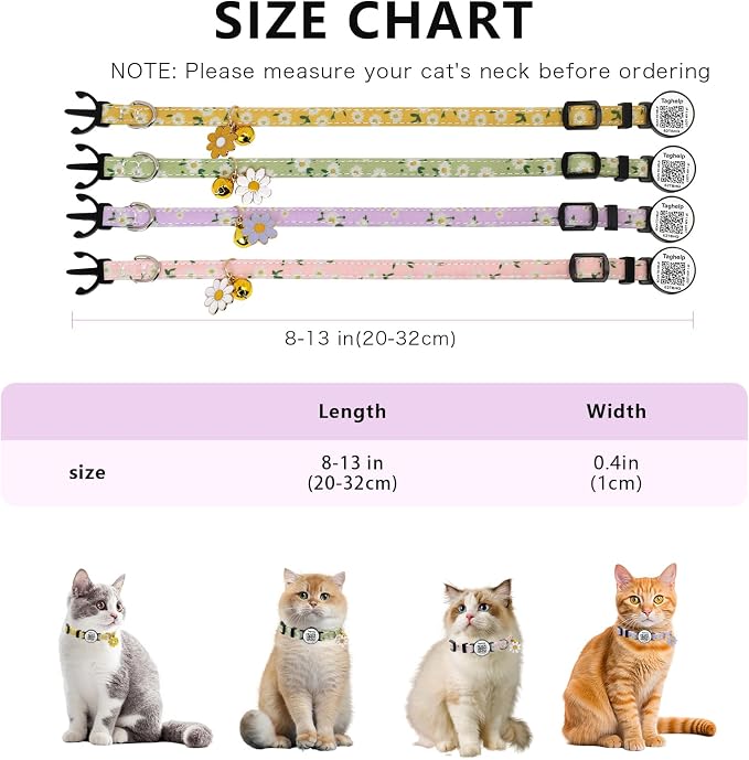 QR Code Breakaway Cat Collar 2-Pack, Safety Collar - Image 2