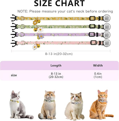 QR Code Breakaway Cat Collar 2-Pack, Safety Collar - Image 2