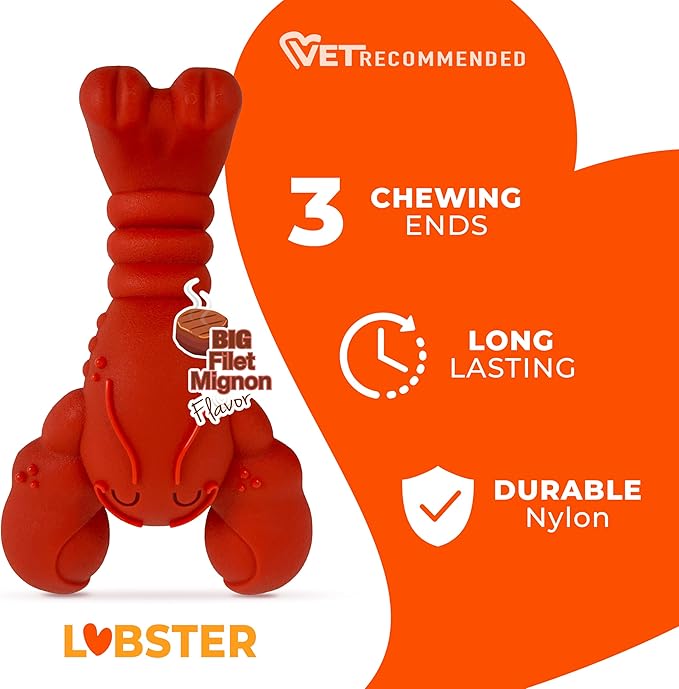 Nylabone Lobster Power Chew Toy - Image 4