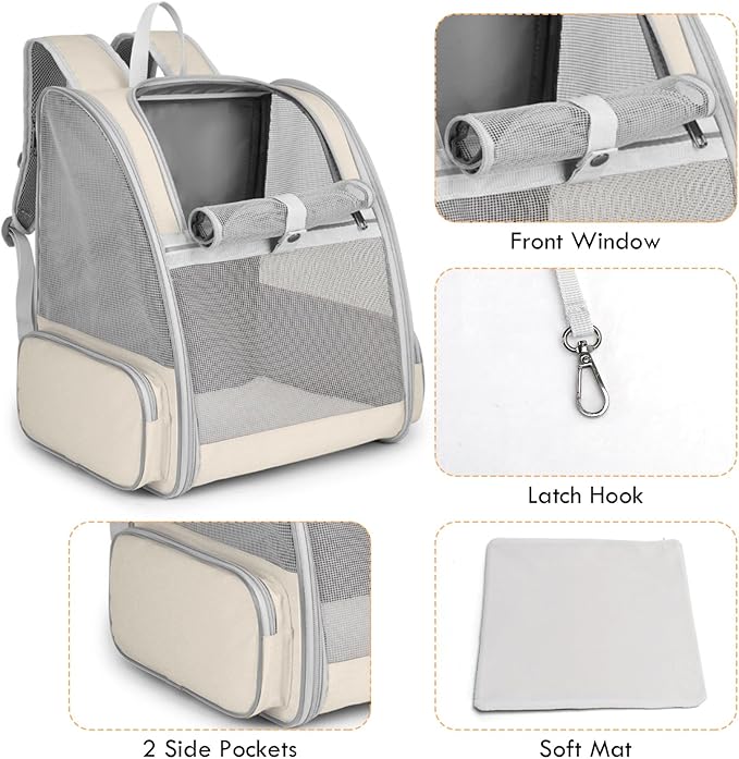Cat Backpack Carrier, Large Pet Carrier Backpack - Image 2