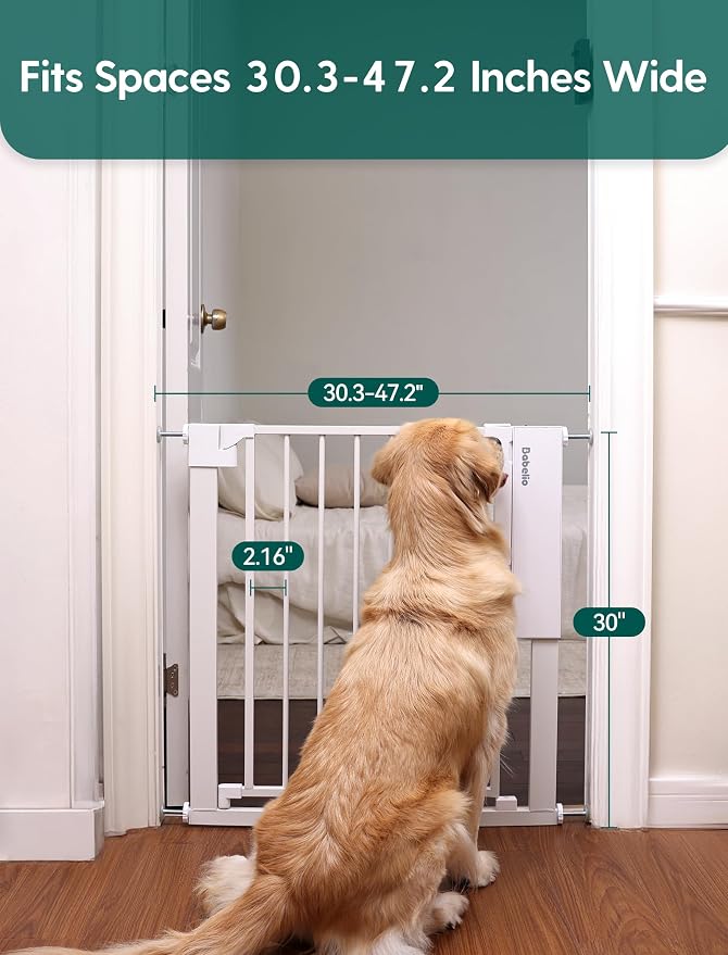 Babelio Smart Baby Gate with Auto-Unlock/Close, Pressure Mounted No Drill - Image 8