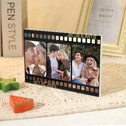 NAZENTI Personalized Couple Photo Building Blocks by Nazenti