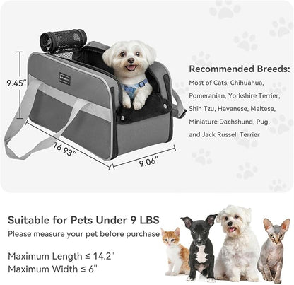 PETSFIT Multipurpose Center Console Dog Car Seat, Airline Approved Dog Car - Image 5