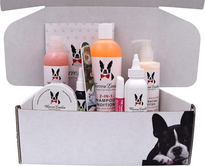 Warren London Ultimate Dog Spa Gift Box – 8-Piece Grooming & Pampering Kit | - Image 2