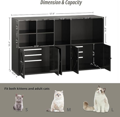 IRONCK Cat Litter Box Enclosure - Image 2