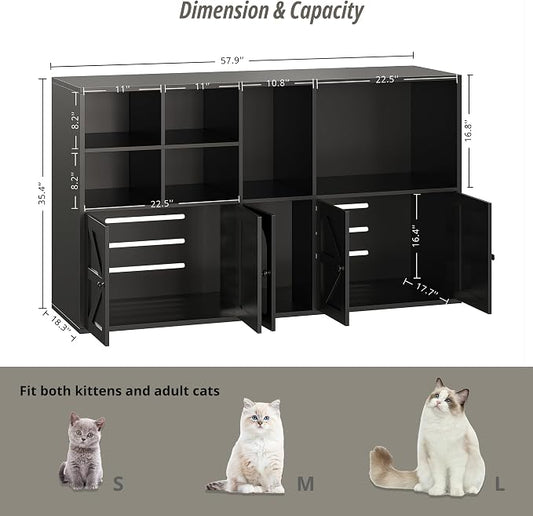 IRONCK Cat Litter Box Enclosure - Image 2