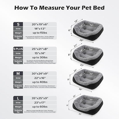 INVENHO Dog Bed Medium Size, Orthopedic Warming Soft Calming Sleeping Durable - Image 5