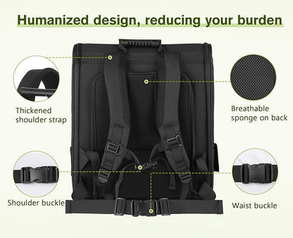 Pecute Cat Backpack Carrier Expandable, Pet Backpack - Image 7