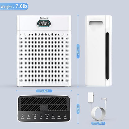 Air Purifiers for Home, PM 2.5 Air Quality Monitor Cover Up to 2200 Ft² - Image 9